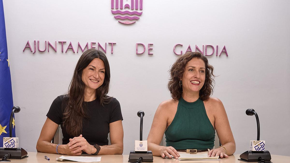Sendra y Sapena en rueda de prensa.