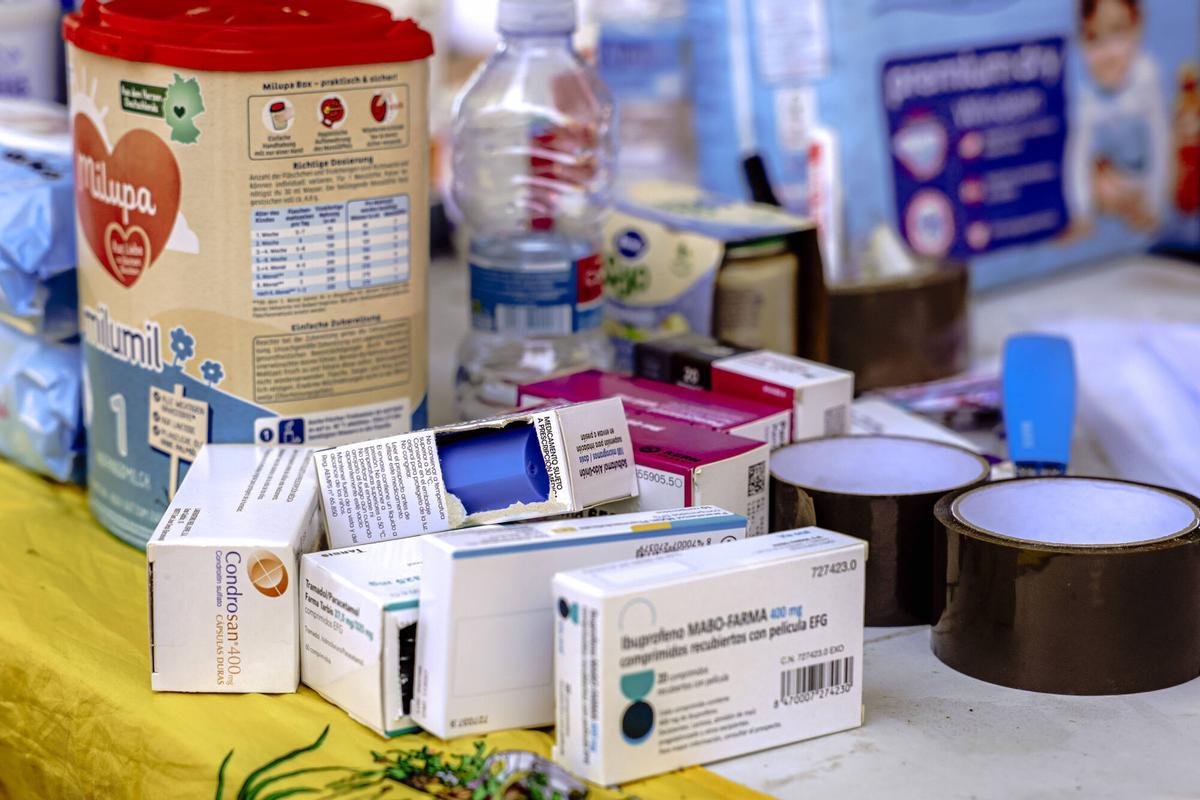 Imágenes de la recogida de donaciones para Venezuela