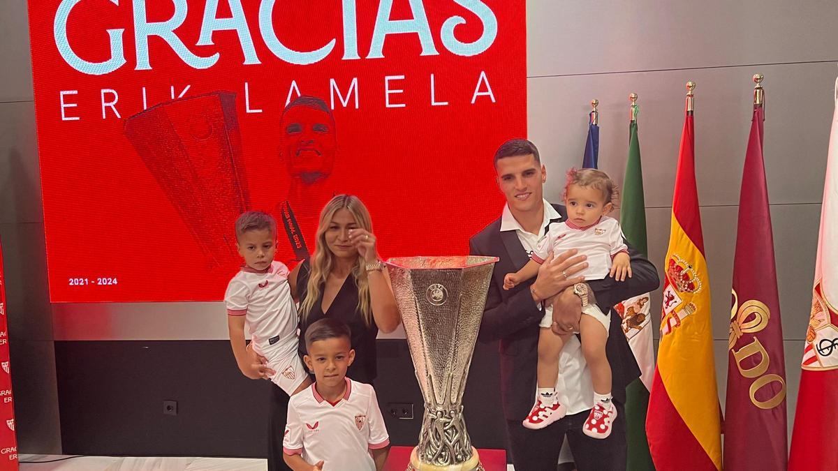 Despedida de Erik Lamela del Sevilla FC