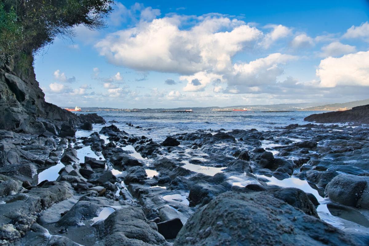 La playa de Armenteiro, en Sada