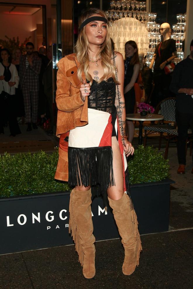 Paris Jackson acude a la fiesta de Longchamp en Nueva York