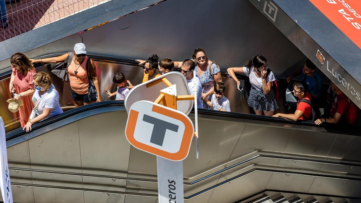 El TRAM de Alicante supera los 1,7 millones de viajeros en julio