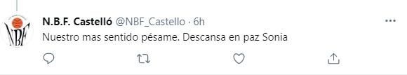 La reacción desde el Nou Bàsquet Femení Castelló