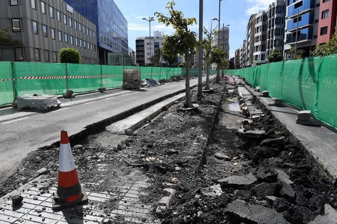 30-03-20  LAS PALMAS DE GRAN CANARIA. CIUDAD. LAS PALMAS DE GRAN CANARIA. Obras de la construcción paradas por la nueva ordenanza del Gobierno para parar el Covid-19.  Fotos: Juan Castro.