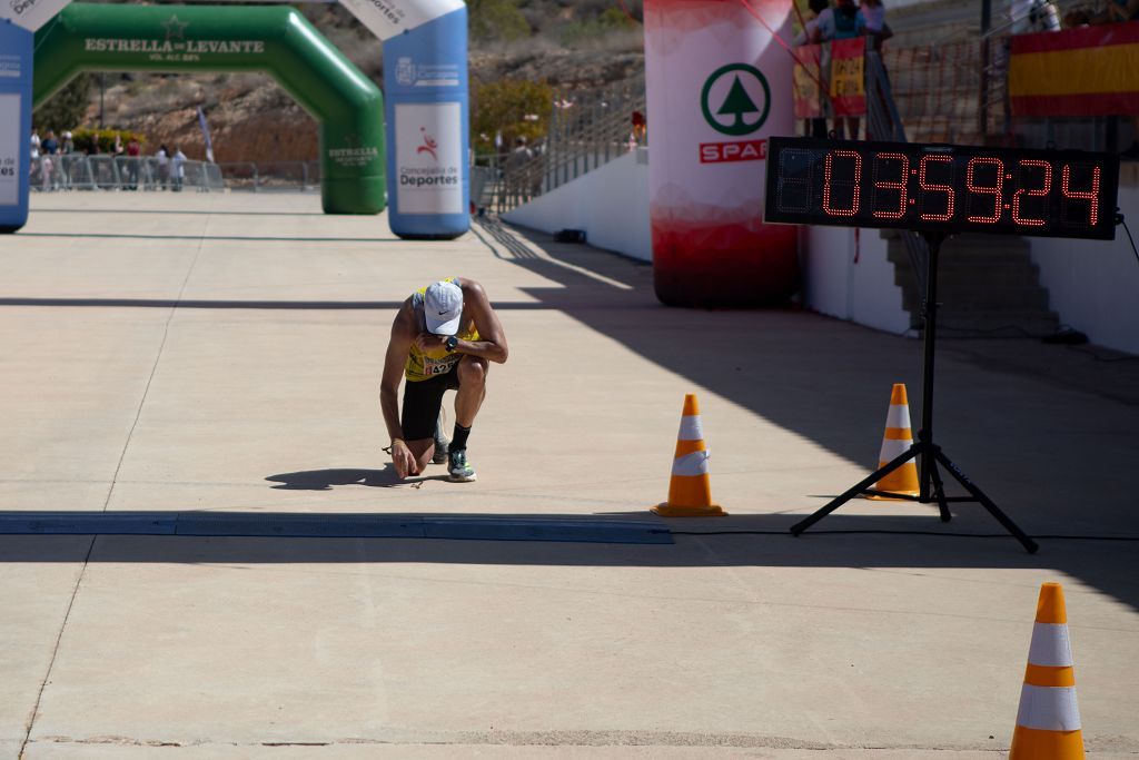 Momento de la llegada a meta en la Ruta de las Fortalezas de Cartagena