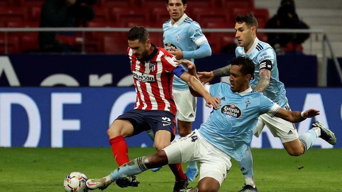 Las fotos del Atlético de Madrid - Celta en el Metropolitano