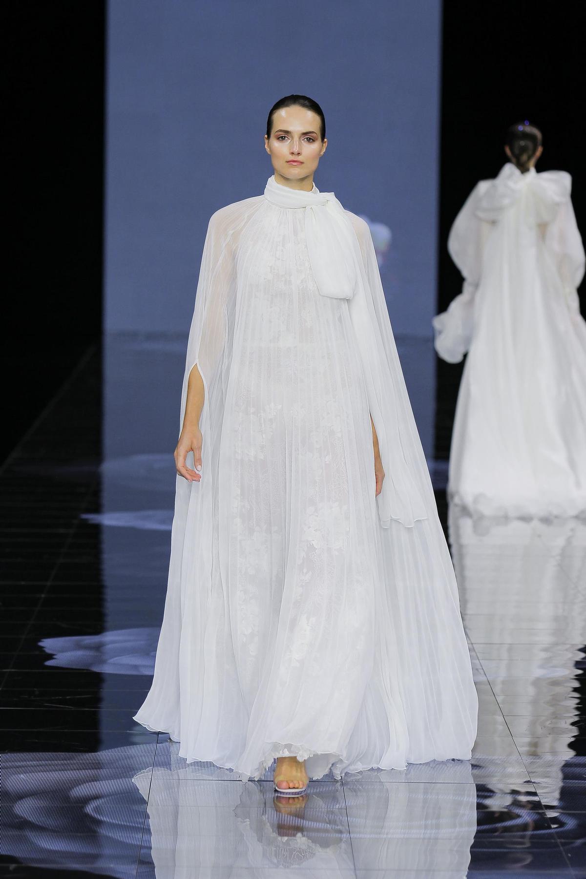 Desfile de la colección novias de Isabel Sanchís en la BBFW Desfile de la colección novias de Isabel Sanchís en la BBFW