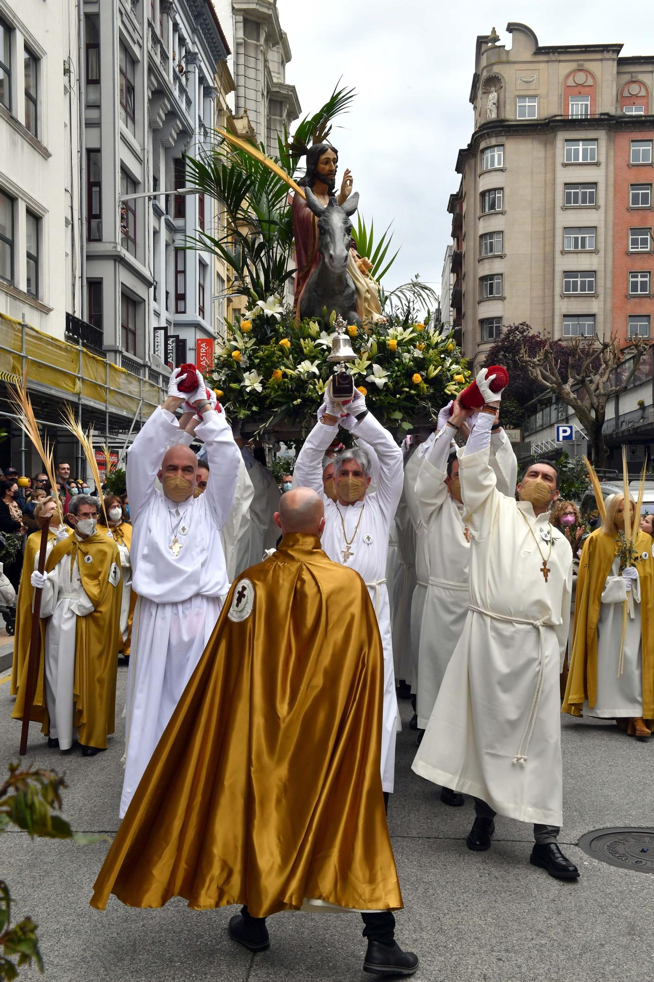 La procesión de la borriquilla en A Coruña