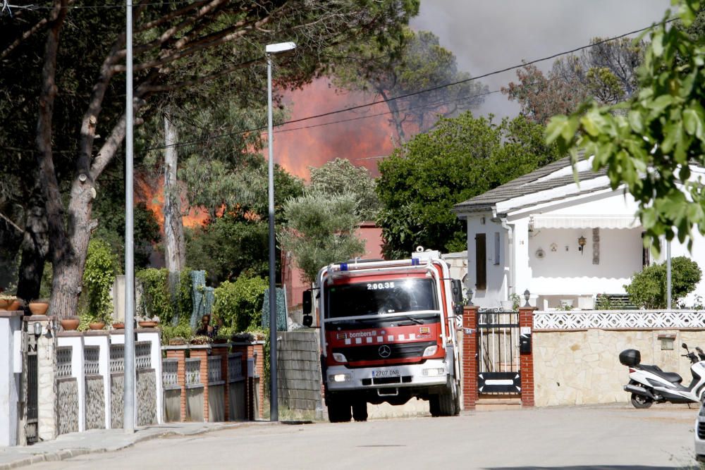 Incendi a Santa Coloma de Farners