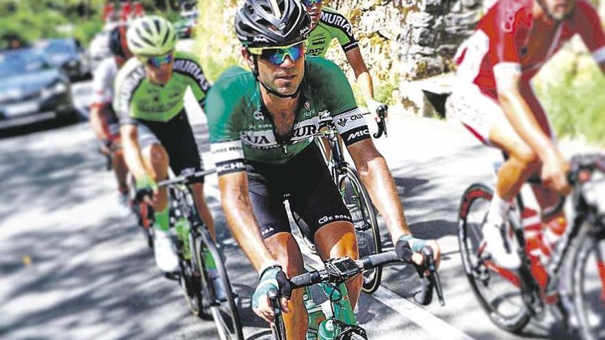 Lluís Mas, durante la escapada en la Clásica.