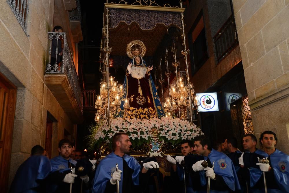 Procesión de la Virgen de Los Dolores en Cangas