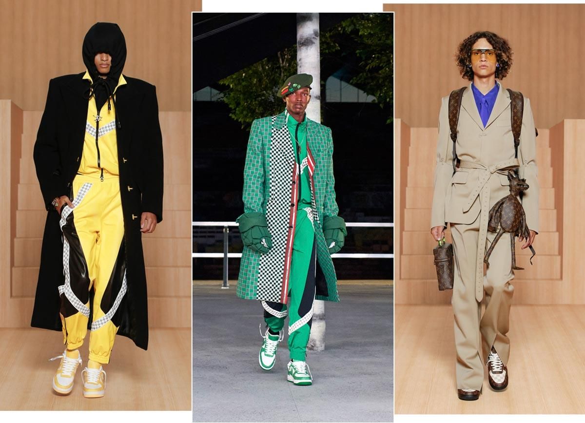 Las zapatillas 'Air Force 1' de Nike y Louis Vuitton en los desfiles masculinos de primavera/verano 2022, celebrados en París y Miami