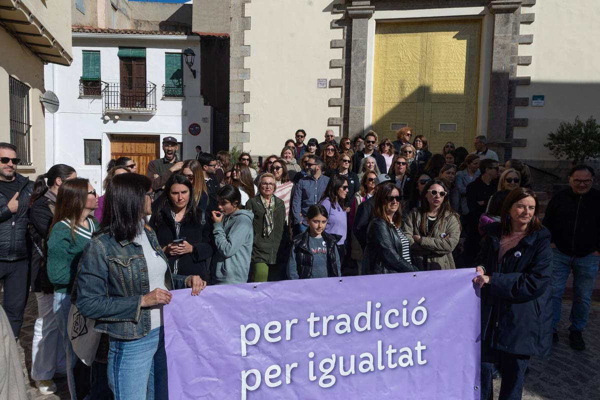 Integrantes de Semana Santa Inclusiva, en la última concentración.