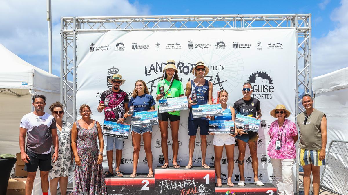 Ganadores de la distinacia reina de la Famara Total 2026