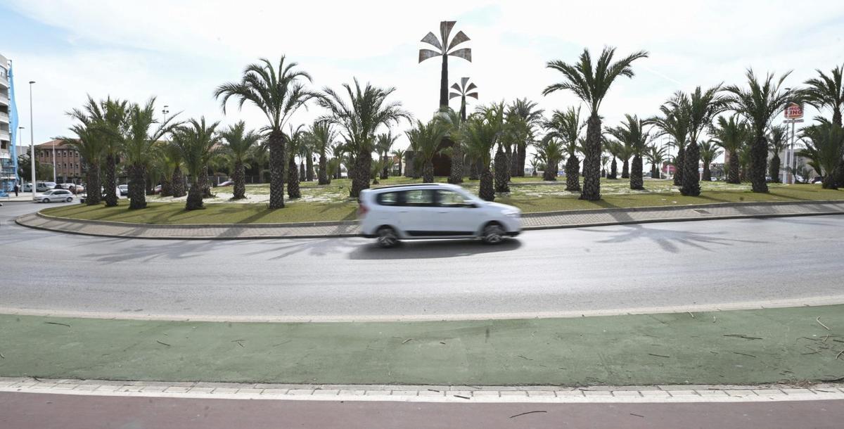 La rotonda de l’Aljub, en una imagen reciente.