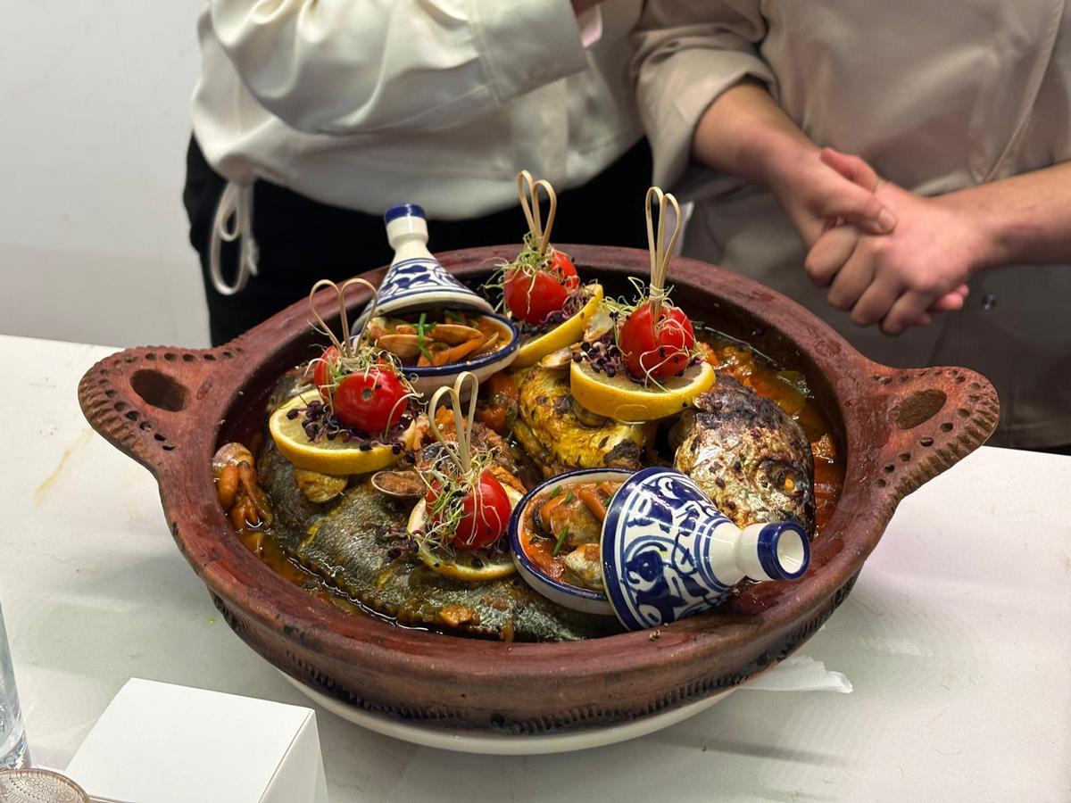 El tagín de peix guardonat al concurs.