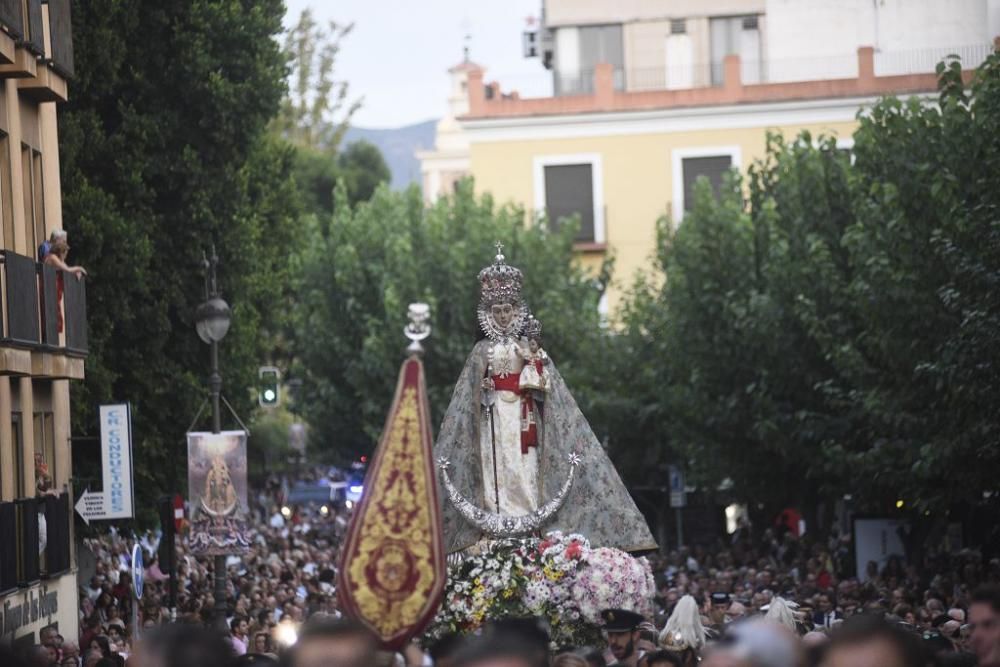 La Fuensanta baja en romería hasta la Catedral