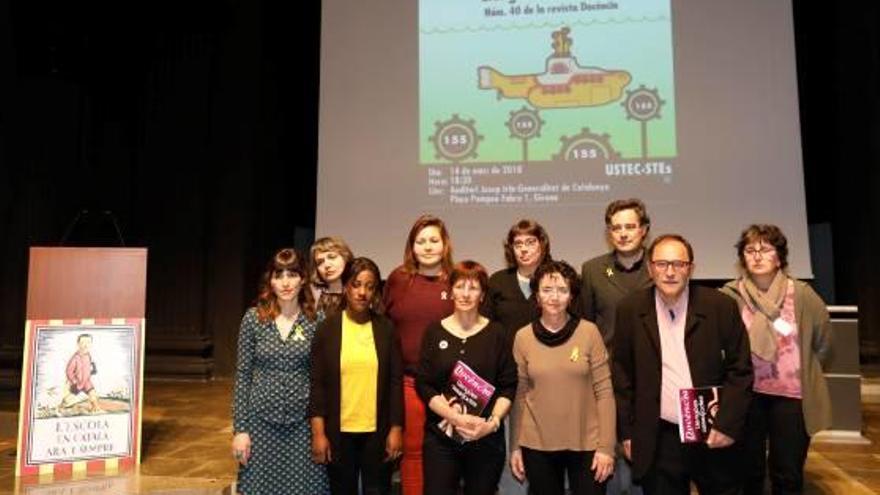 Girona Ustec·STEs defensa la immersió lingüística a l&#039;escola catalana