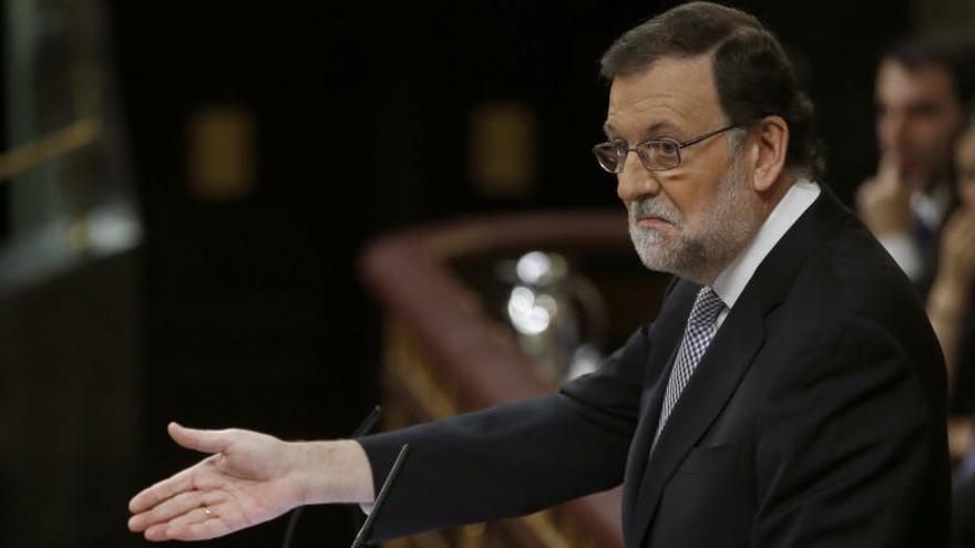 Mariano Rajoy comparece en el Congreso.