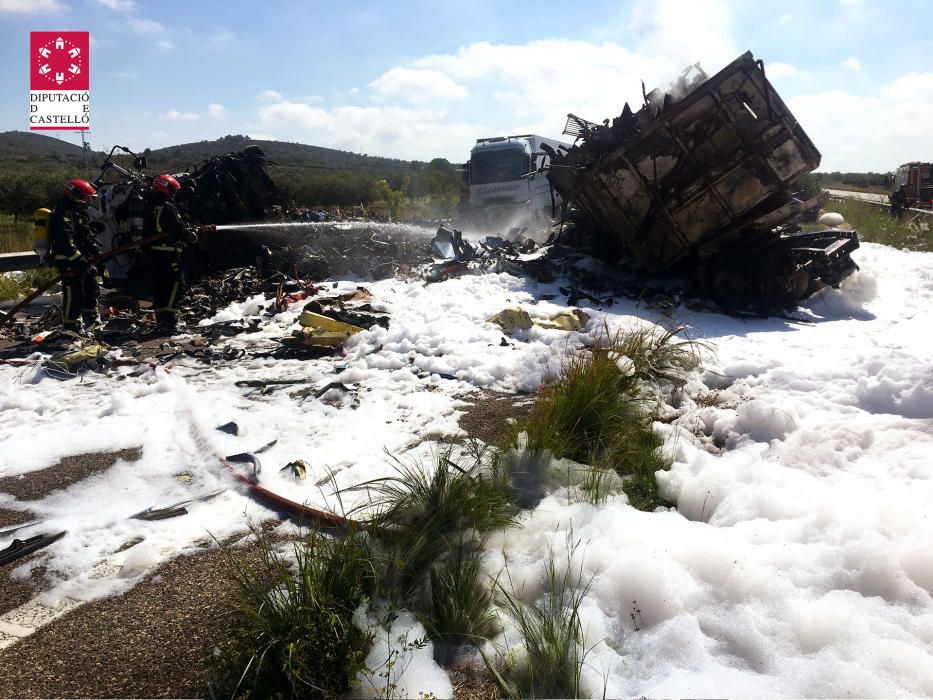 Accidente múltiple en la AP7