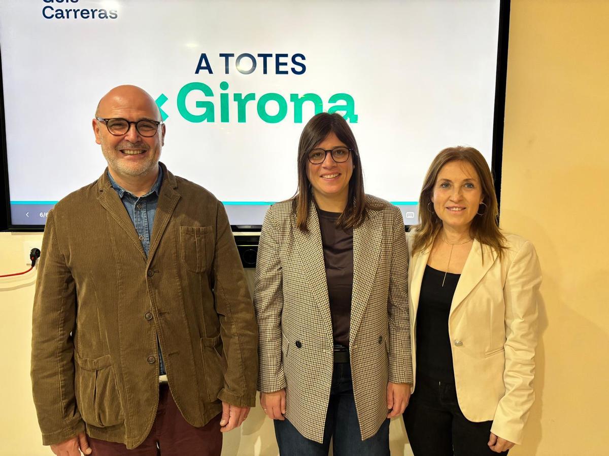 Gemma Geis durant la presentació de la seva candidatura per encapçalar la llista de Junts a Girona a les municipals del 2027.