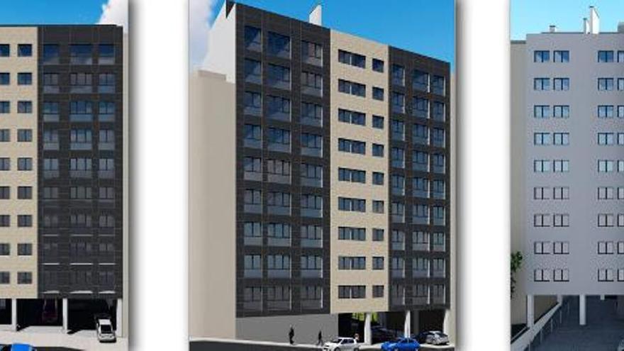 Urbanismo autoriza un edificio de 23 pisos en Esturáns impulsado por una cooperativa