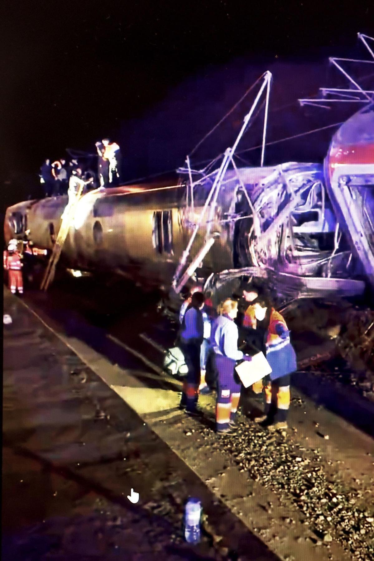 Las terribles imágenes del accidente de tren en Córdoba Las terribles imágenes del accidente de tren en Córdoba