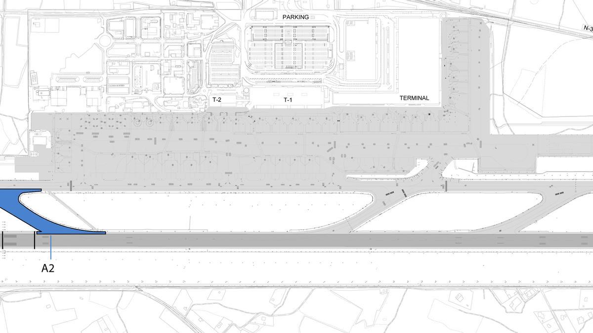 Nuevas obras en el aeropuerto Alicante-Elche.