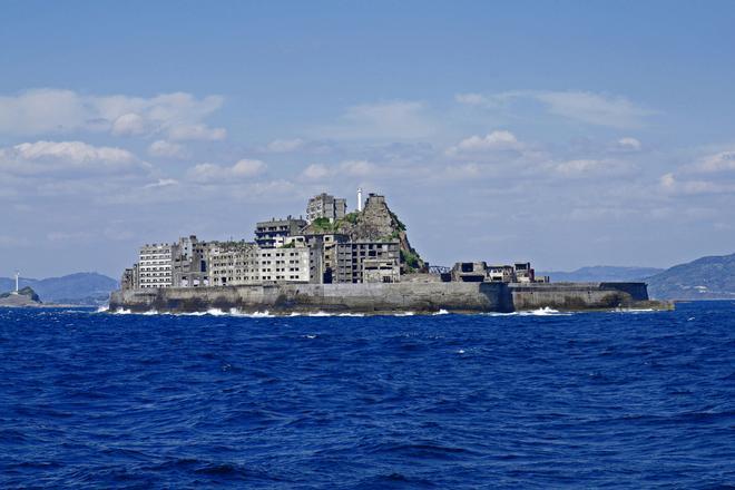 La isla de Hasima lleva años abandonada.