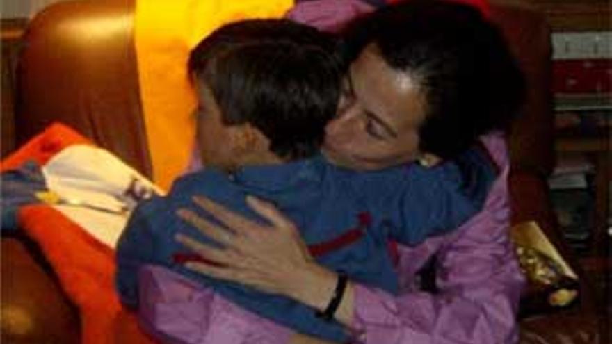 Clara Rojas se reencontró con su hijo Emmanuel