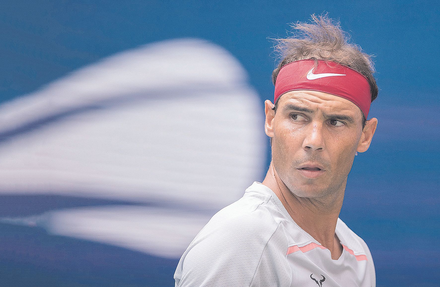 Rafa Nadal, en un partido del US Open de tenis.