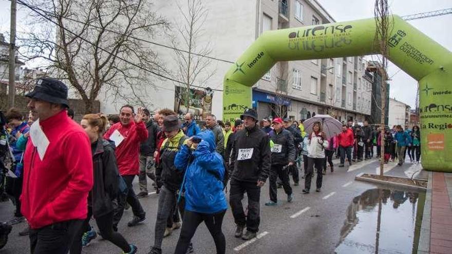 Participantes en esta marcha. // FdV