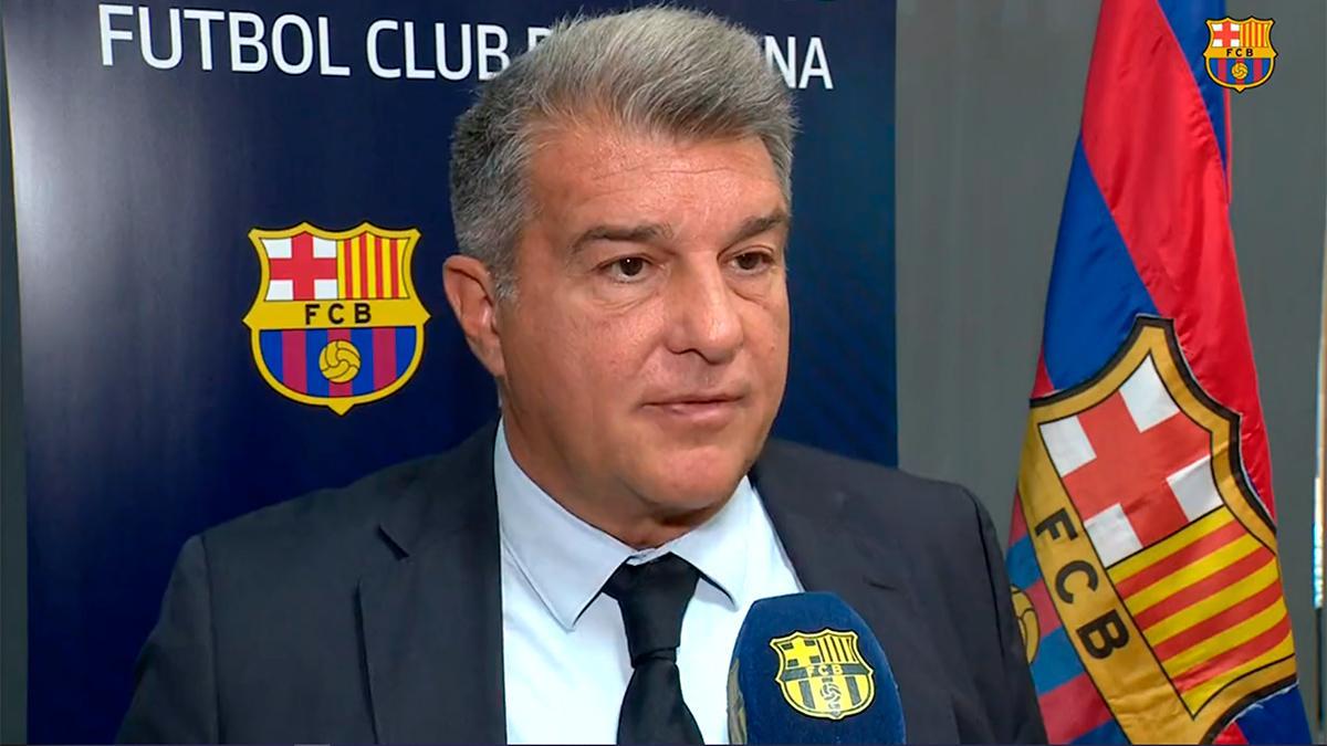 El mensaje de Joan Laporta a Javier Tebas