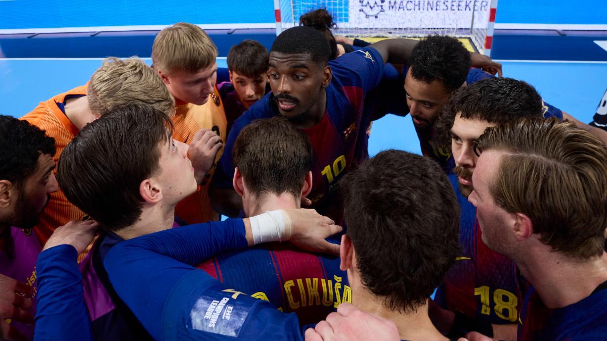 El Barça de balonmano es una piña
