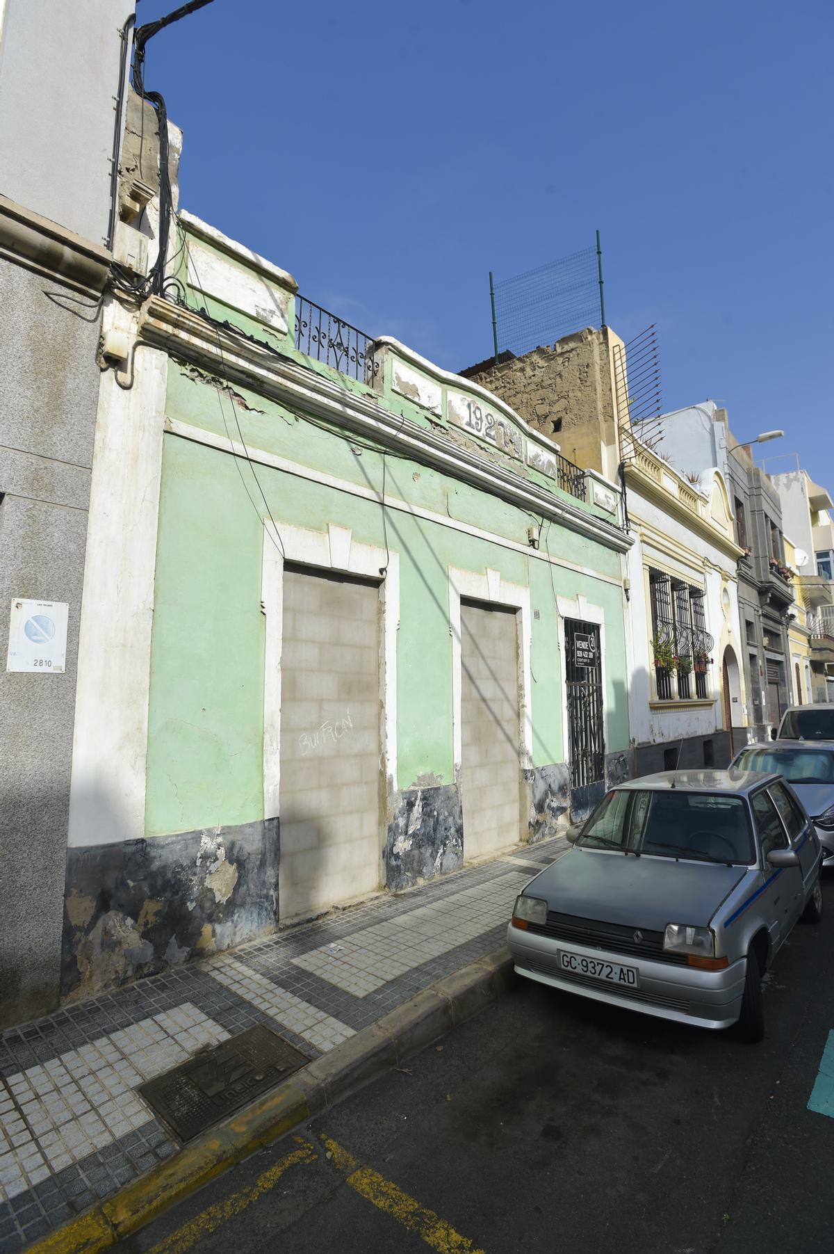 Casas abandonadas o en ruinas en la capital grancanaria