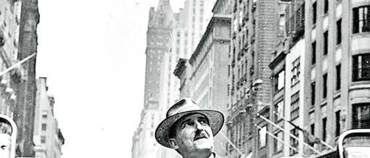 Stefan Zweig en Nueva York. | |