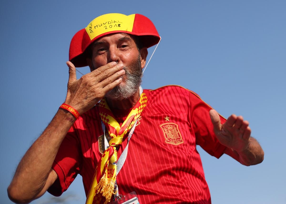 Aficionados españoles en Sochi