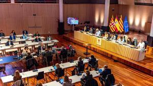 Un Pleno de la Diputación de Barcelona, en una imagen de archivo.