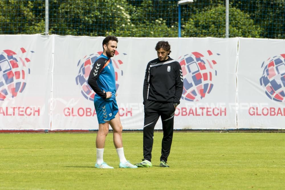 Entrenamiento del Real Oviedo