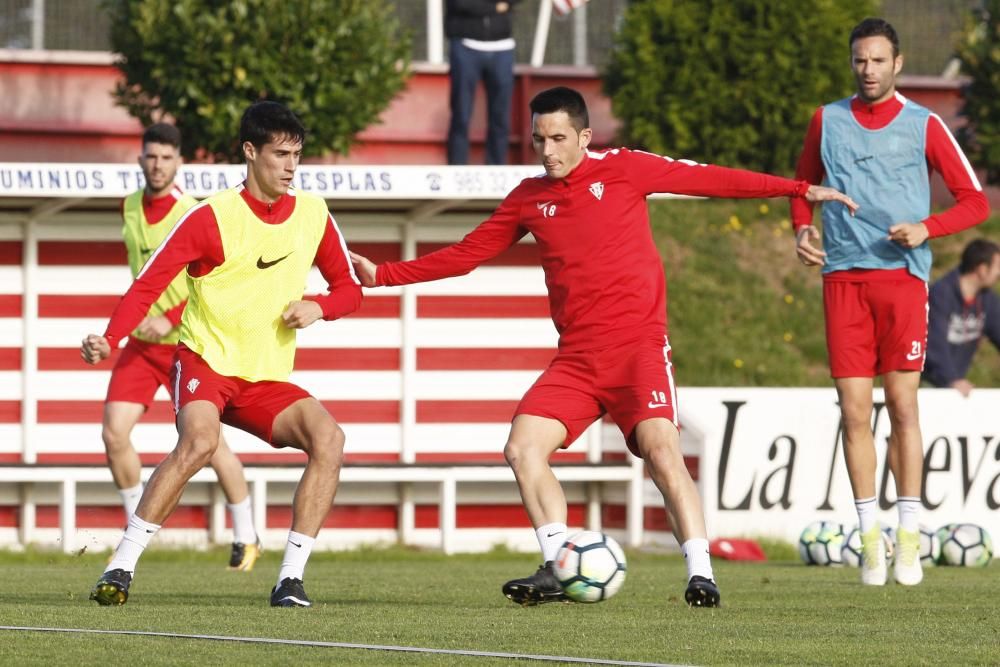 Entrenamiento del Sporting