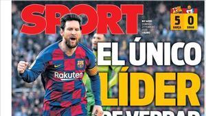 Portada de SPORT del 23 de febrero