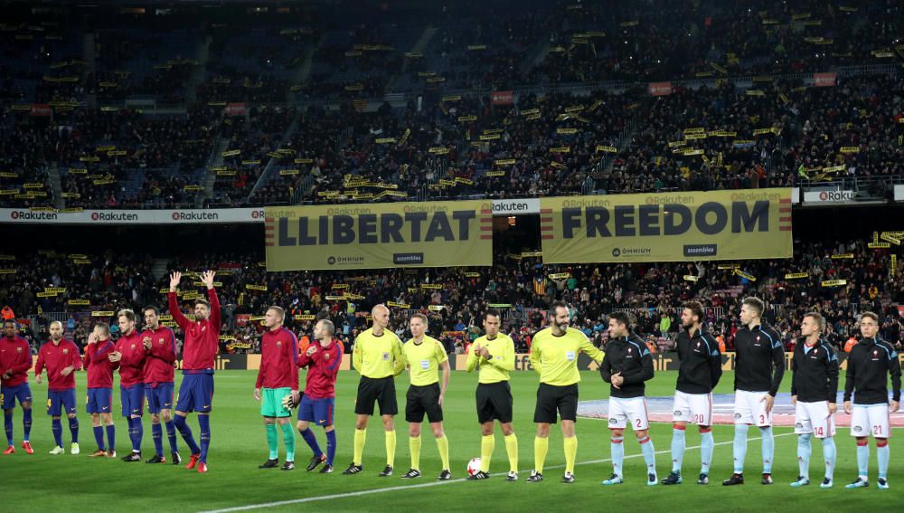 Las mejores imágenes del Barcelona - Celta // Reuters/Alberto Gea