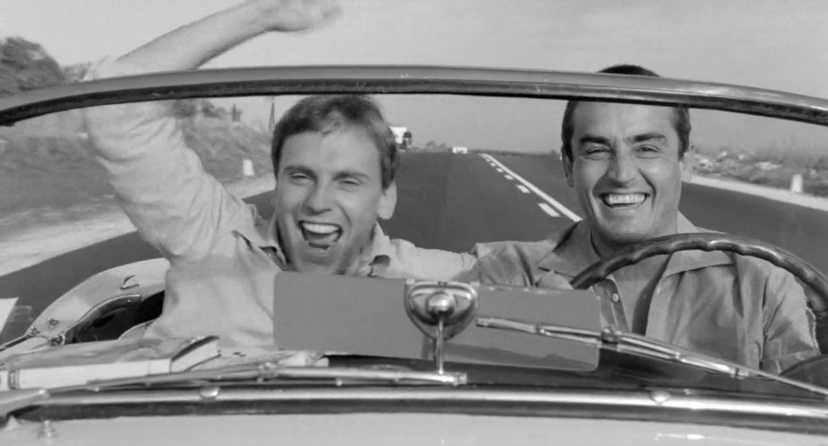 Trintignat y Gassman en 'La escapada' (1962)