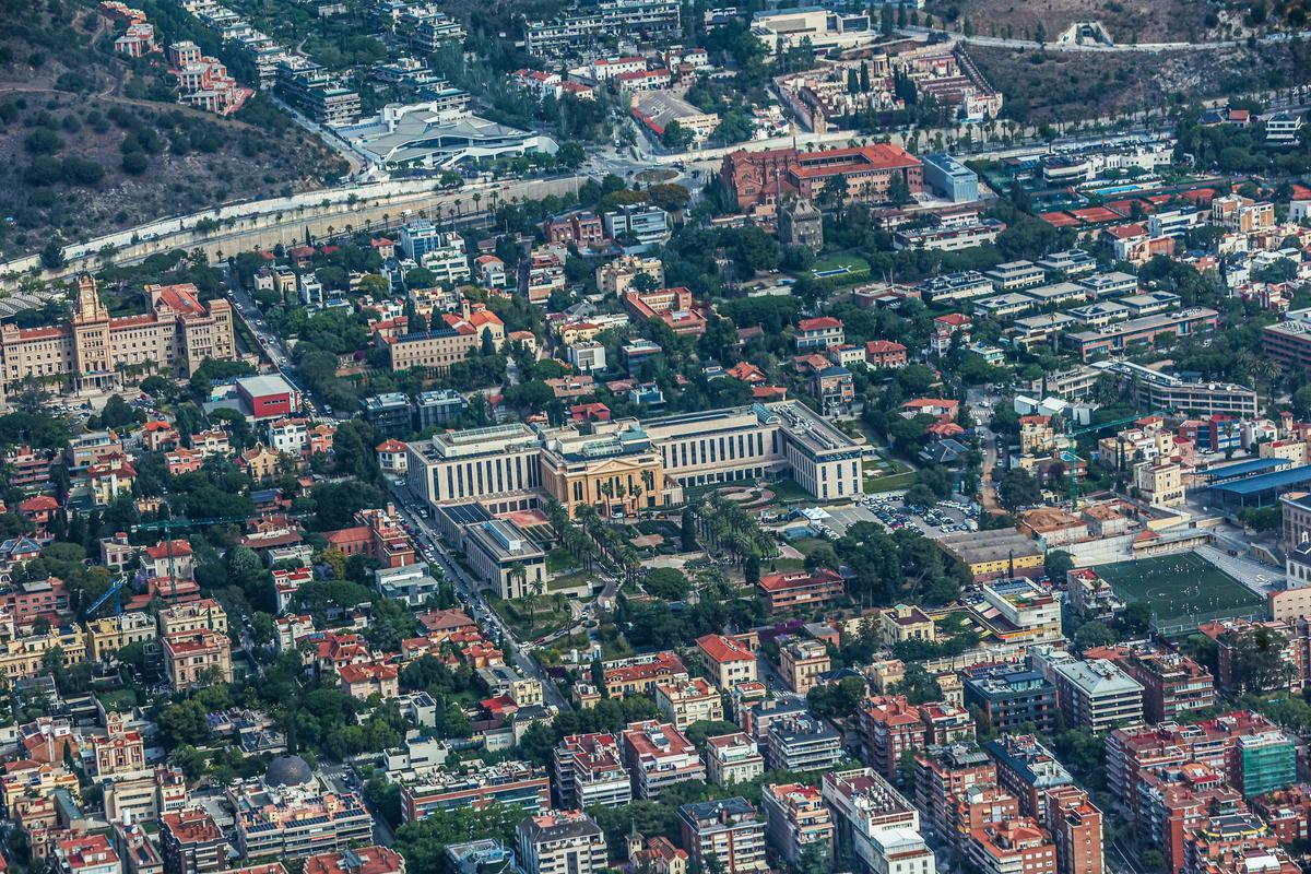 Las obras en Barcelona desde el aire