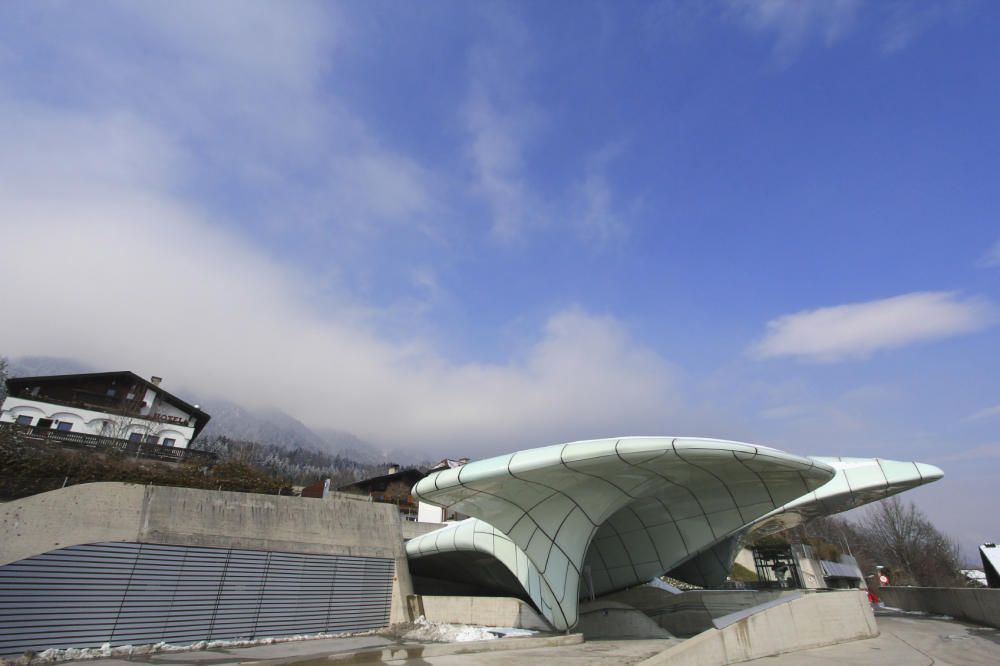 Teleférico Nordkettenbahn, en Innsbruck, Austria.