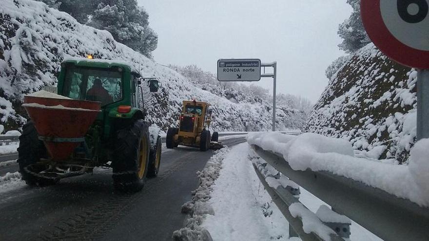 Trabajos para reabrir la A-374 a Ronda.