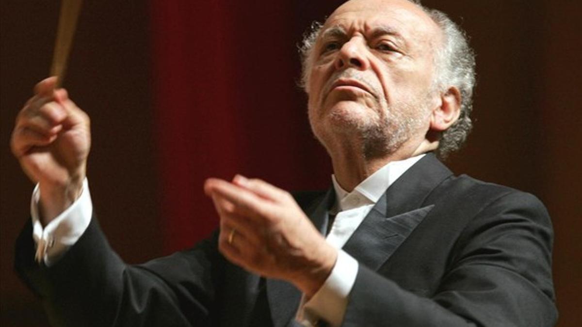 Lorin Maazel, durante un concierto en Galicia, en el 2005.