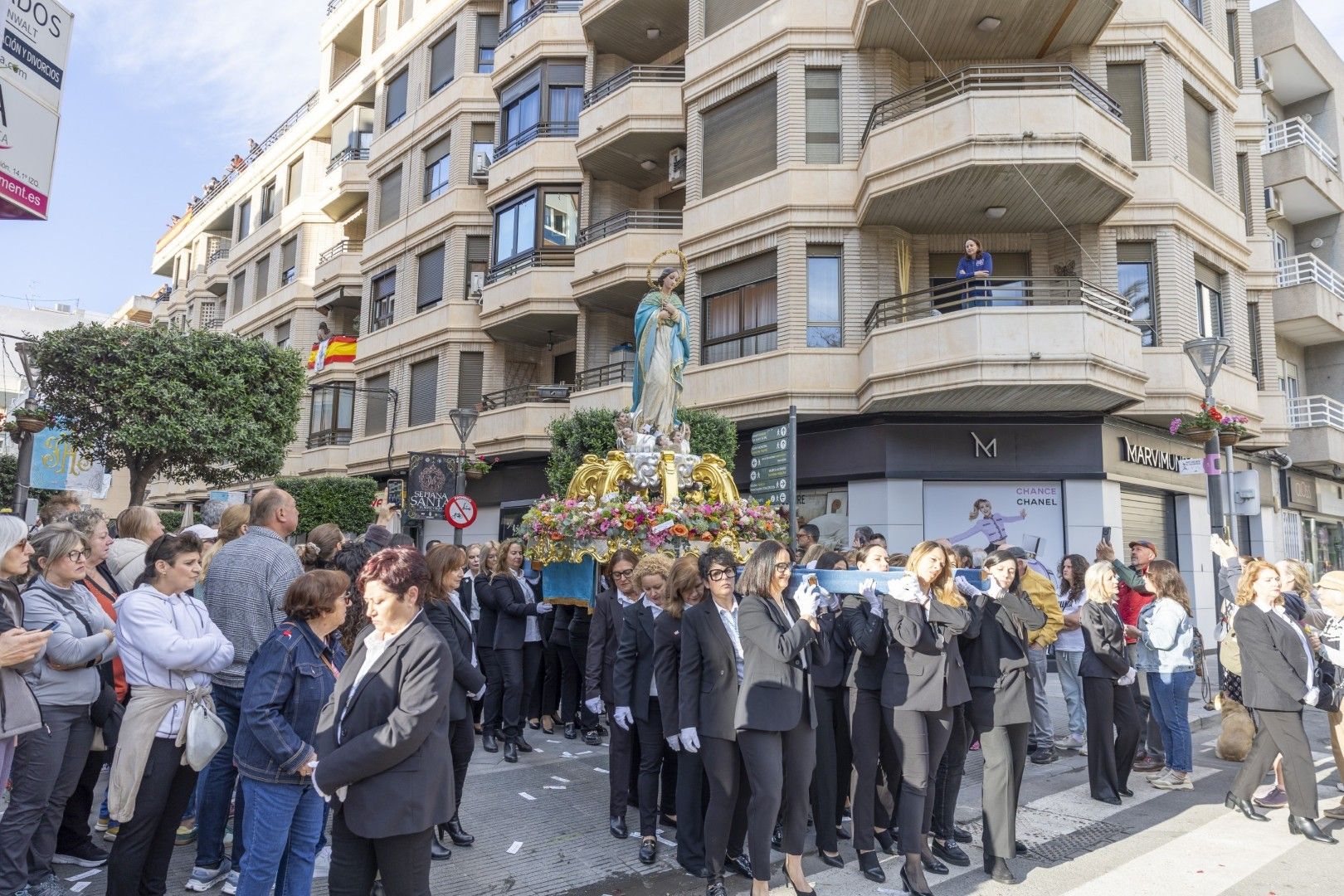 Las imágenes de la procesión del Encuentro del Domingo de Resurrección en Torrevieja