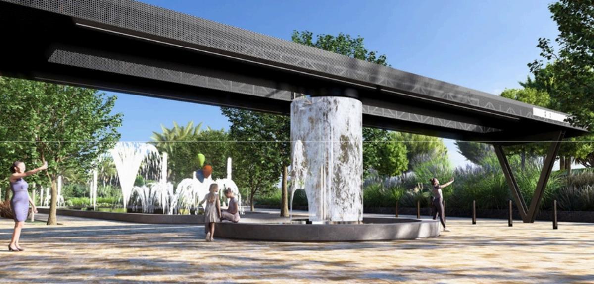 Uno de los espacios de la primera fase del Parque Metropolitano Oeste