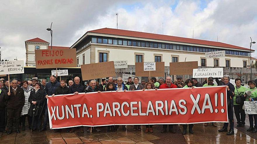 Protesta del colectivo ante Medio Rural en noviembre.